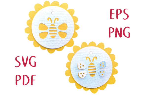 Bee Gift Tags for Laser Cutting: A Versatile Ornament for Handmade Creations