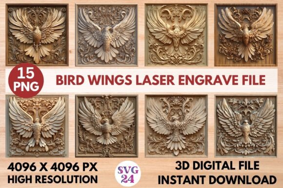 Bird Wings Laser Engrave File: A Practical Design Review