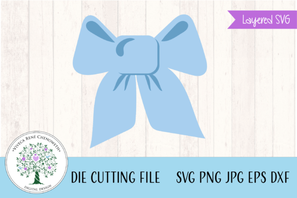Blue Bow for Baby Boy SVG – A Versatile Graphic for Crafts