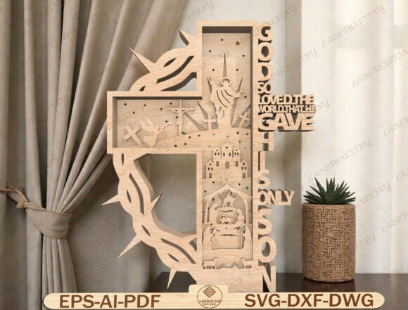 God So Loved the World Cross Laser Cut Review