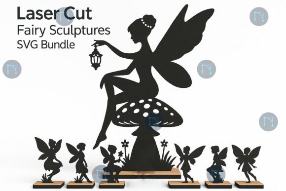 Laser Cut Fairy Sculptures SVG Bundle: A Magical Boost for Creative Websites