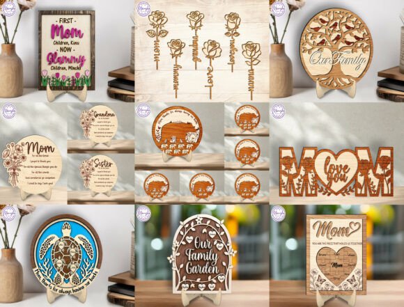 Laser Cutting for Mother’s Day: A Review of the SVG Bundle