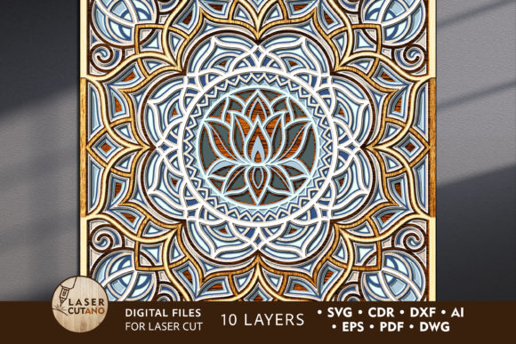 Multilayer Cut File MANDALA Review for Real Projects