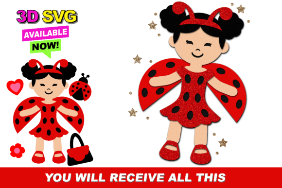 Paper Doll Lady Bug Embroidery Design Review