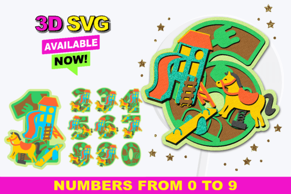 Playground Numbers: A Creative Graphic Design Asset for Website and Editorial Use