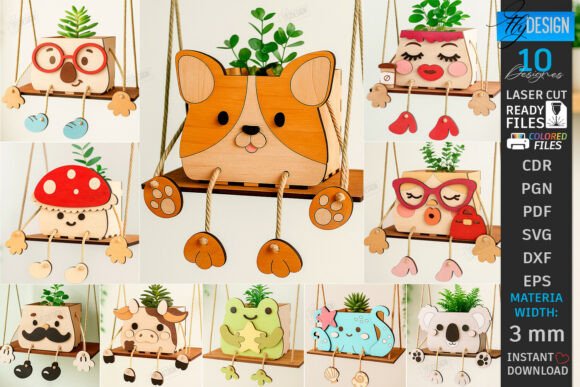 Swing Planter Laser Cut Bundle Plant Pot Review