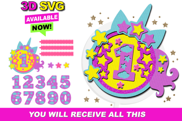Unicorn Cake Topper SVG: A Spark of Magic for Creative Design Projects