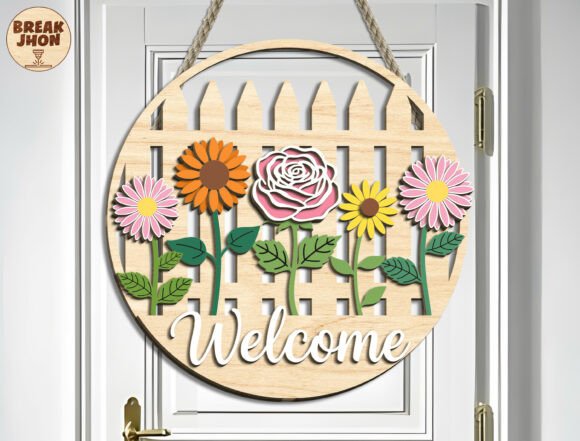 Welcome Garden Door Hanger SVG Review for Real Projects
