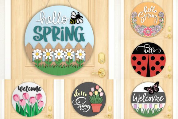 Welcome Spring with Laser-Cut Design Assets for Local Business Signage
